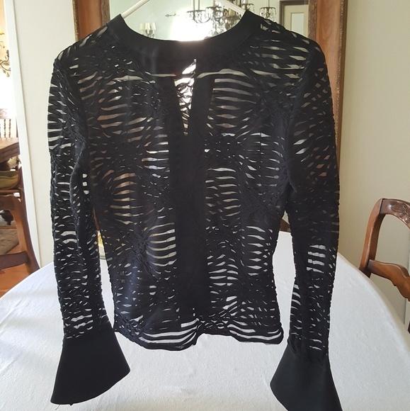 JS Collections blk.bolero jacket small - Picture 5 of 7
